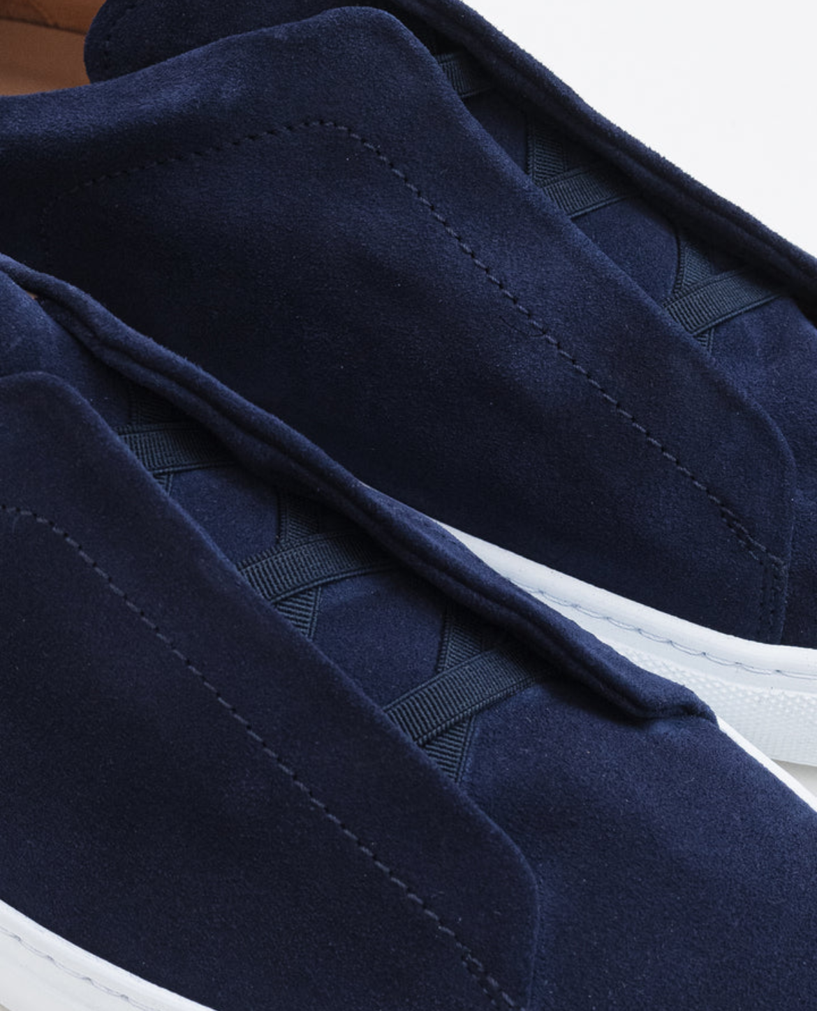 ERIK Sneaker aus Wildleder - Marineblau