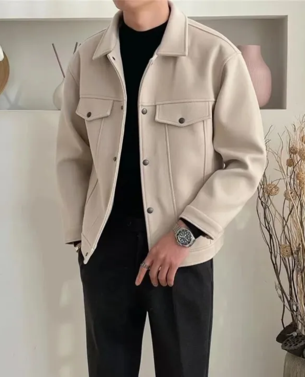 ZDEN Jacke aus Wolle