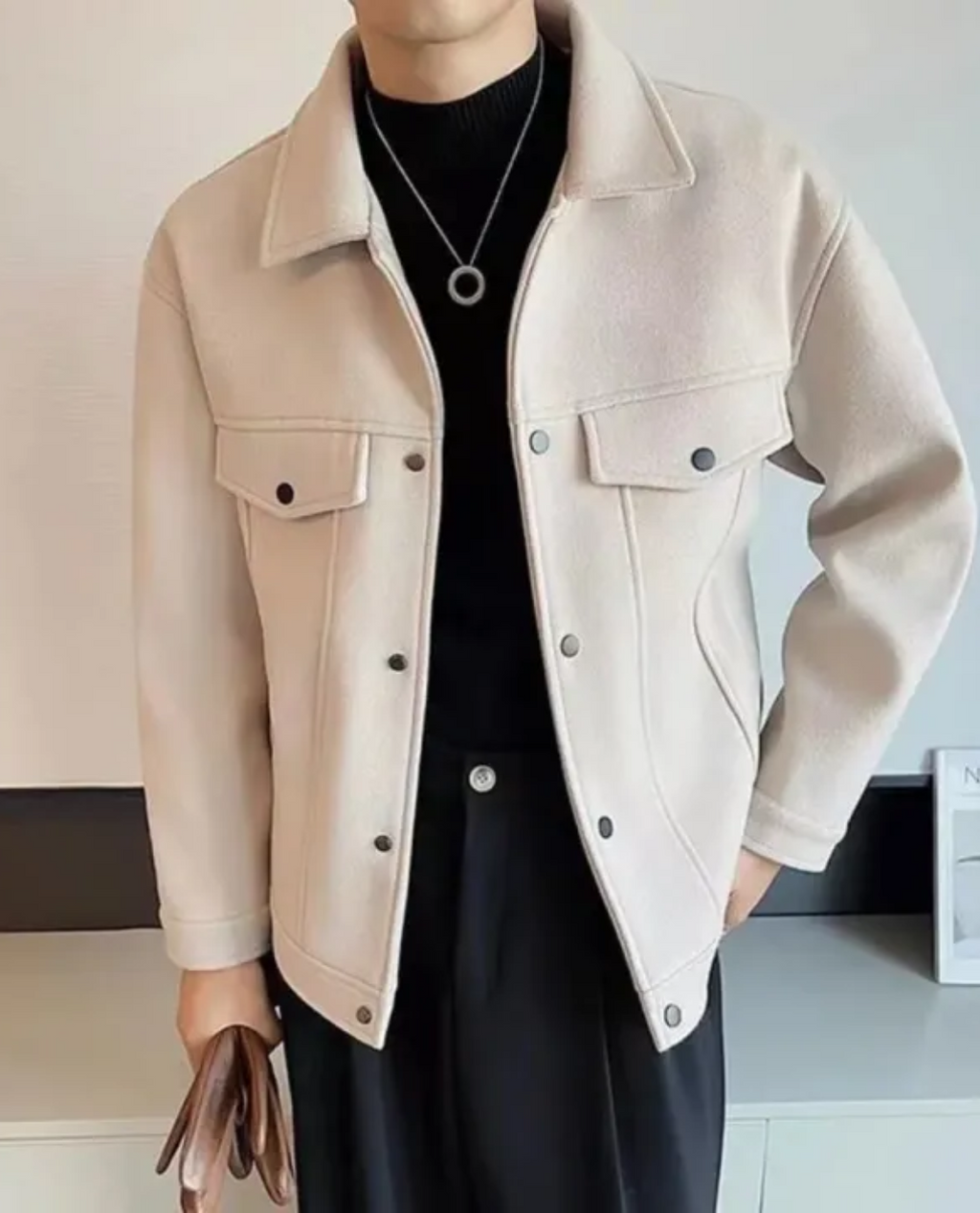 ZDEN Jacke aus Wolle
