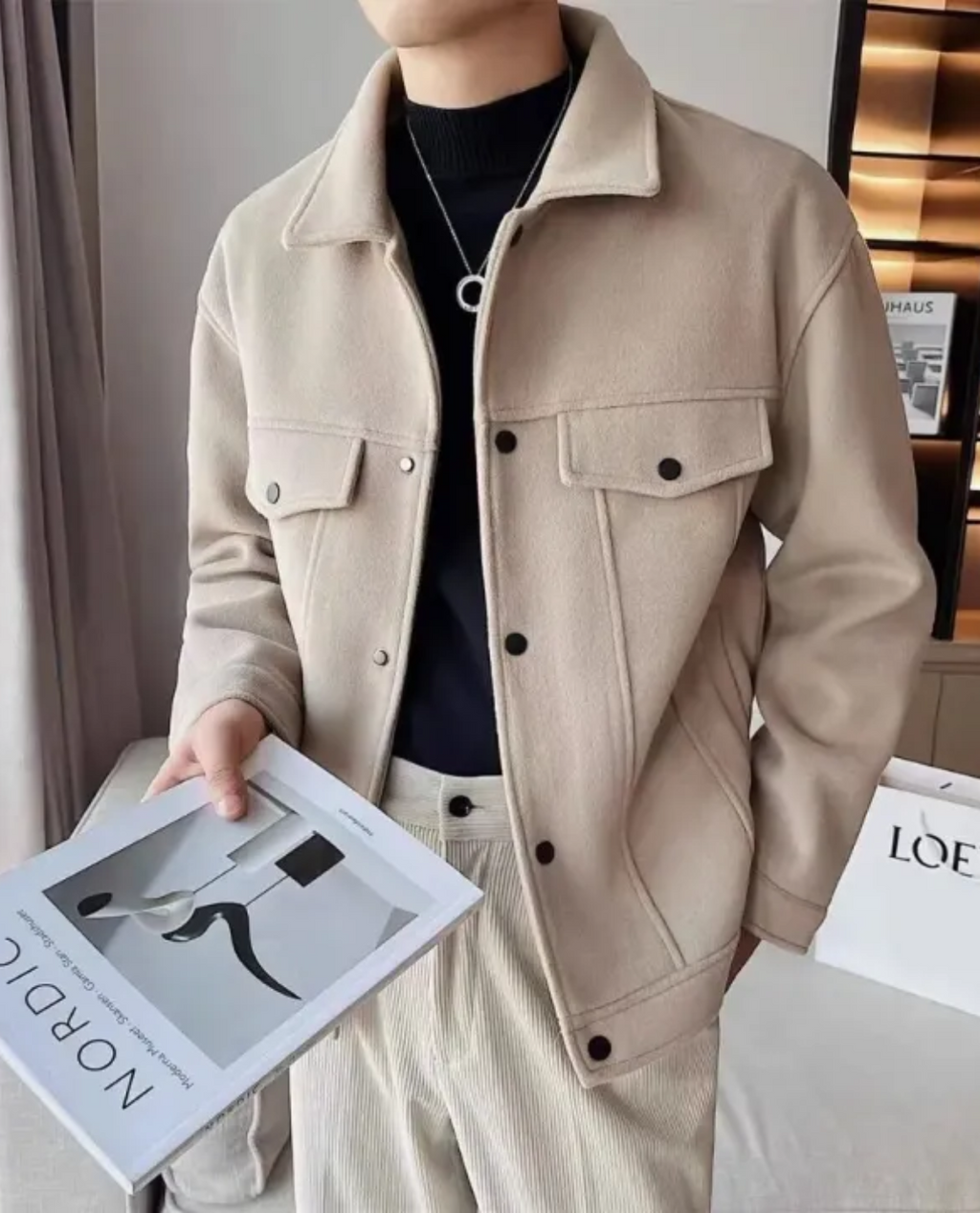 ZDEN Jacke aus Wolle