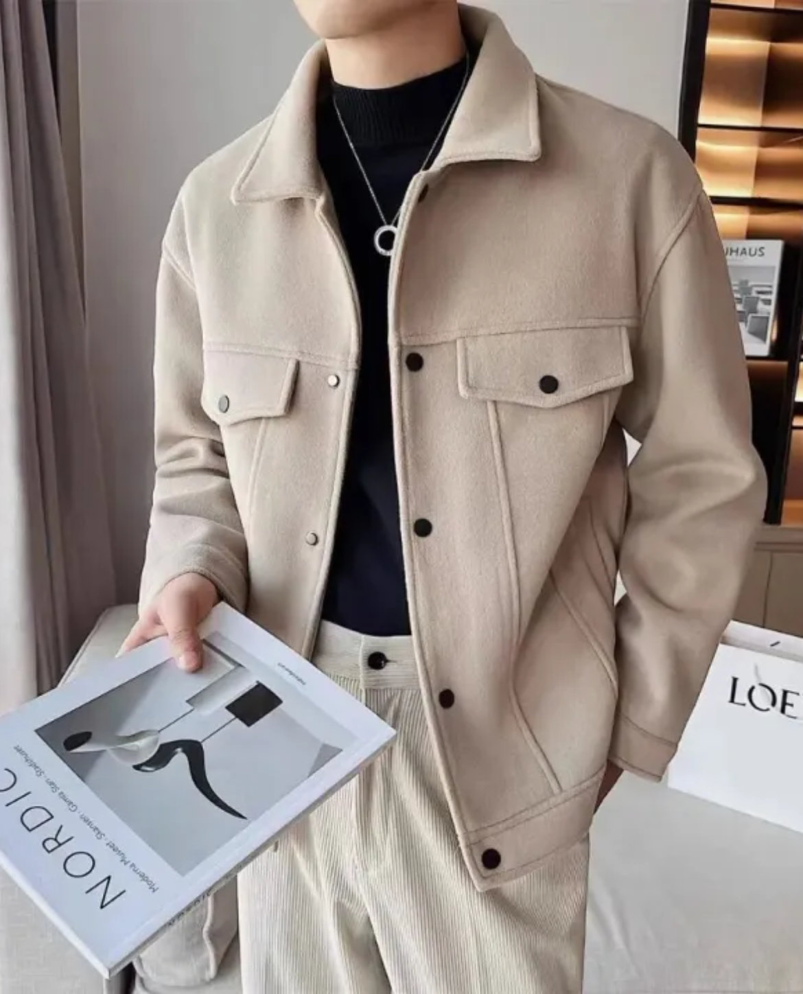 ZDEN Jacke aus Wolle