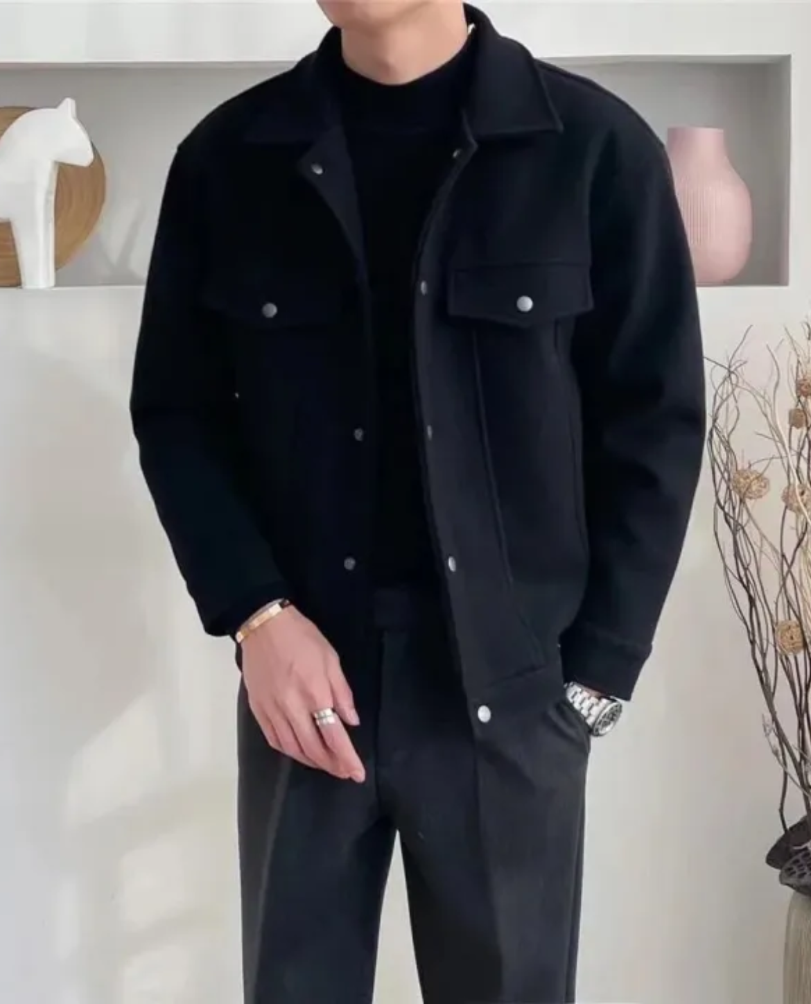 ZDEN Jacke aus Wolle