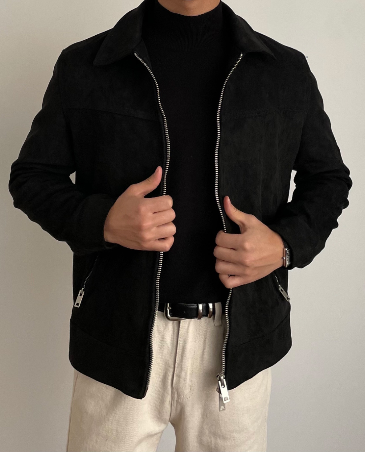 WOKE Jacke aus Wildleder