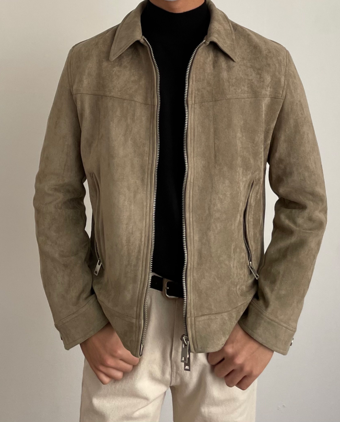 WOKE Jacke aus Wildleder