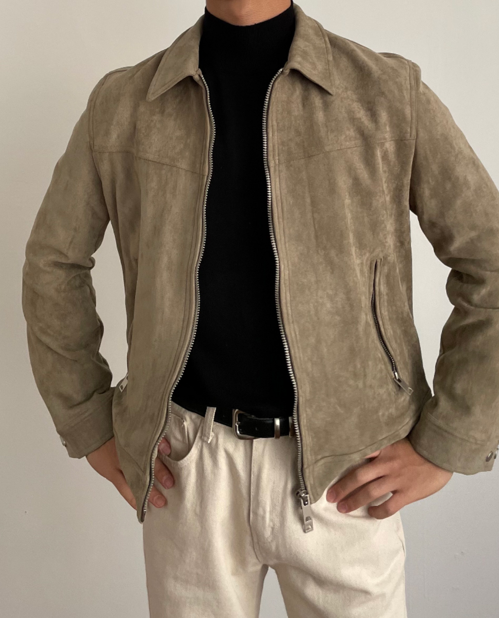 WOKE Jacke aus Wildleder