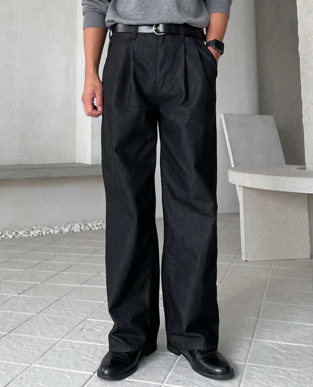 FORGER Jeans aus Baumwolle - Schwarz