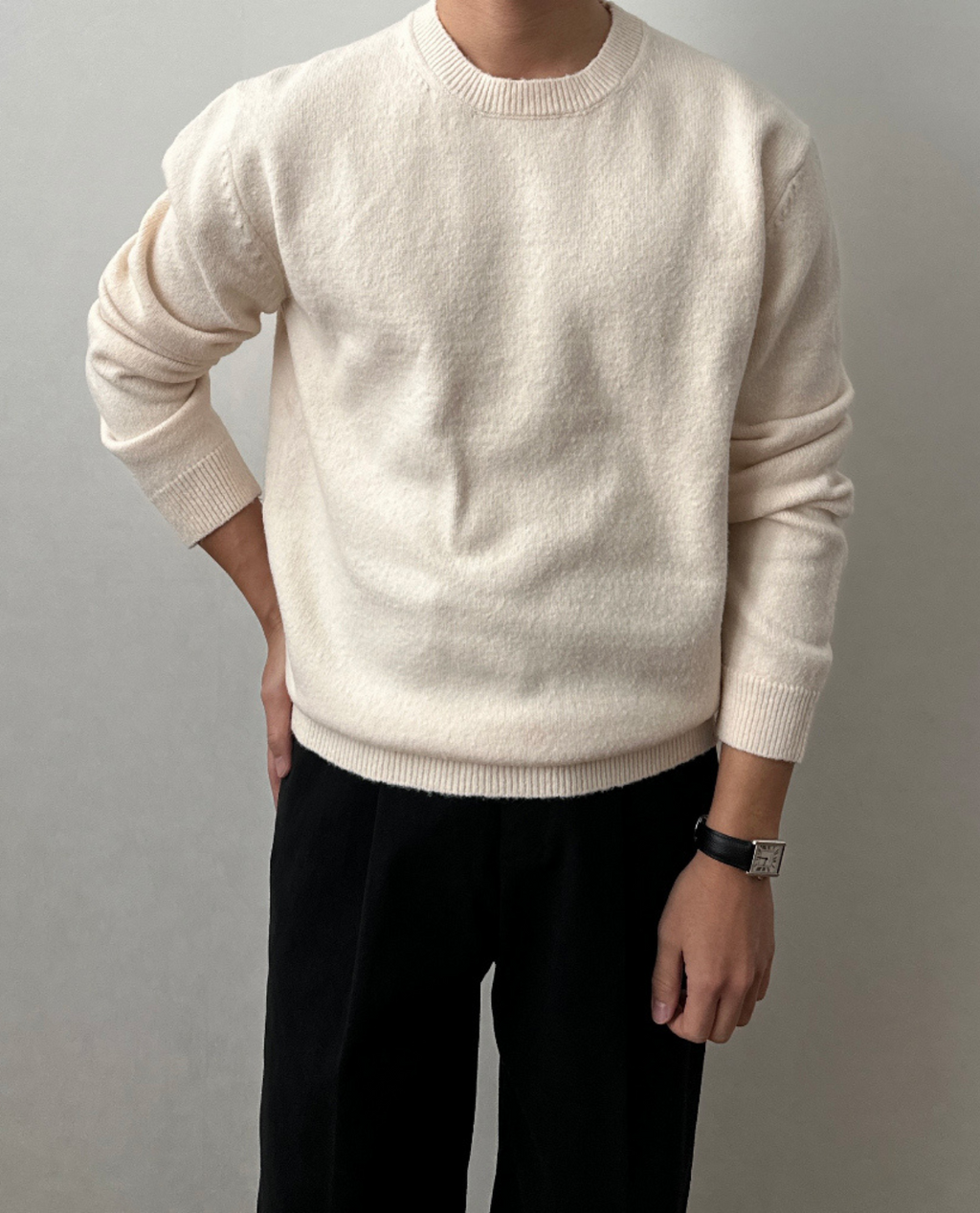 Strickpullover JARFALLA aus Baumwollmischung