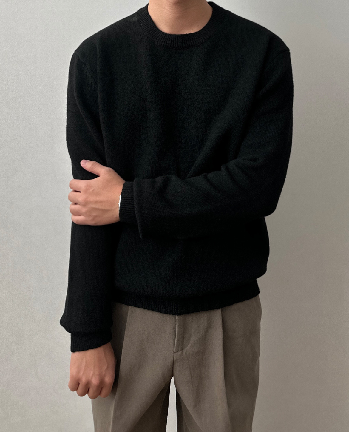 Strickpullover JARFALLA aus Baumwollmischung