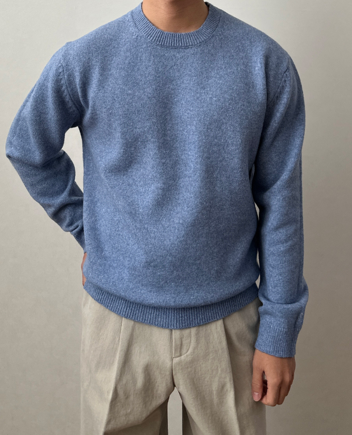 Strickpullover JARFALLA aus Baumwollmischung