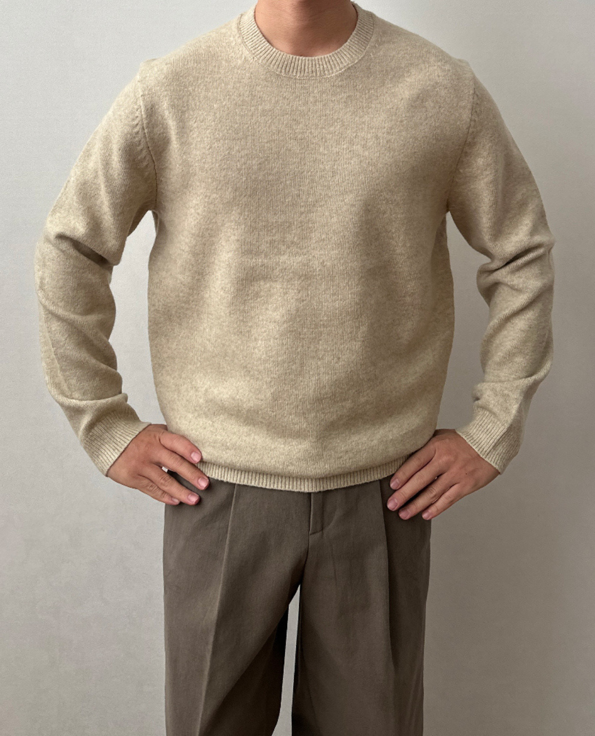 Strickpullover JARFALLA aus Baumwollmischung
