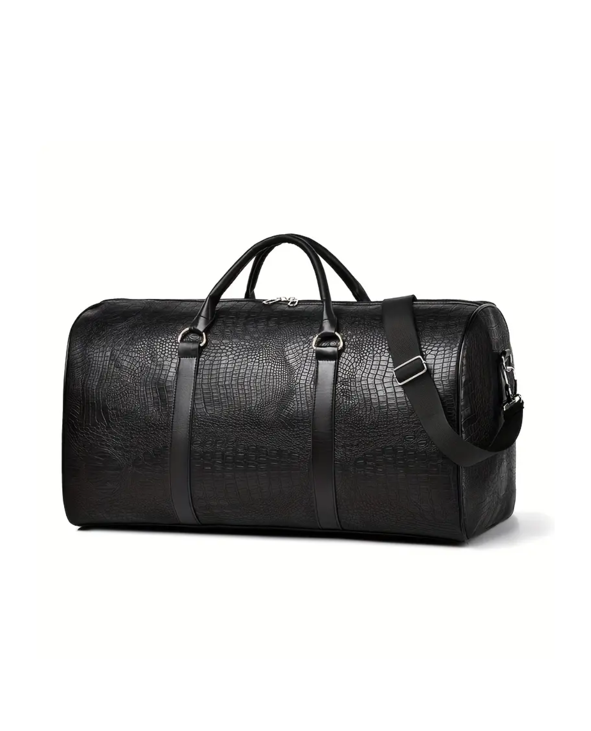 2-Tage-Tasche BARBRO aus Leder - Schwarz