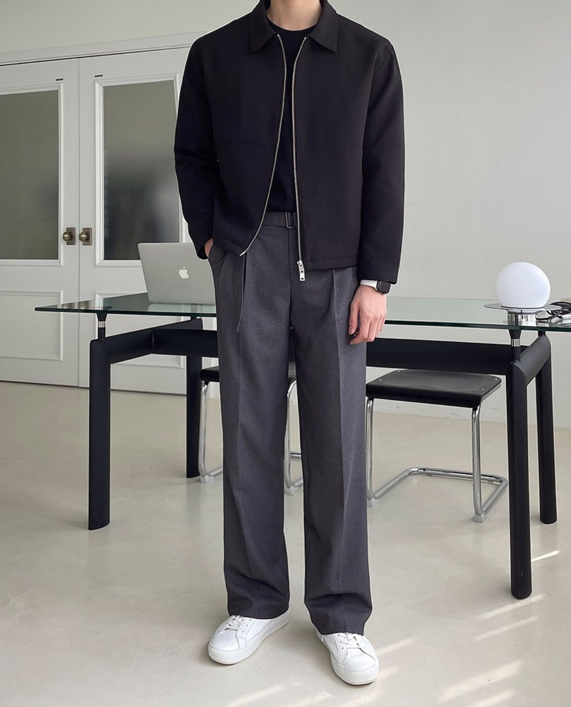 Jacke SOLVEIG aus technischem Materialmix