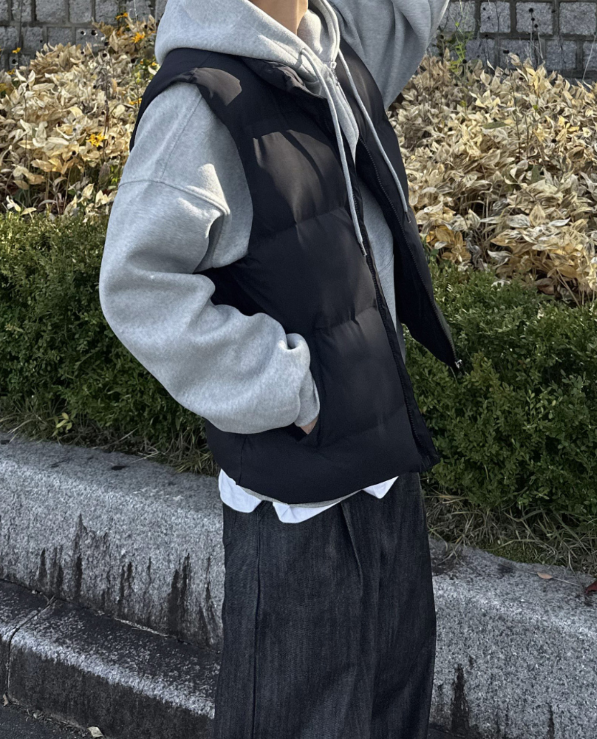 Mantel VOAR aus Nylon – Schwarz