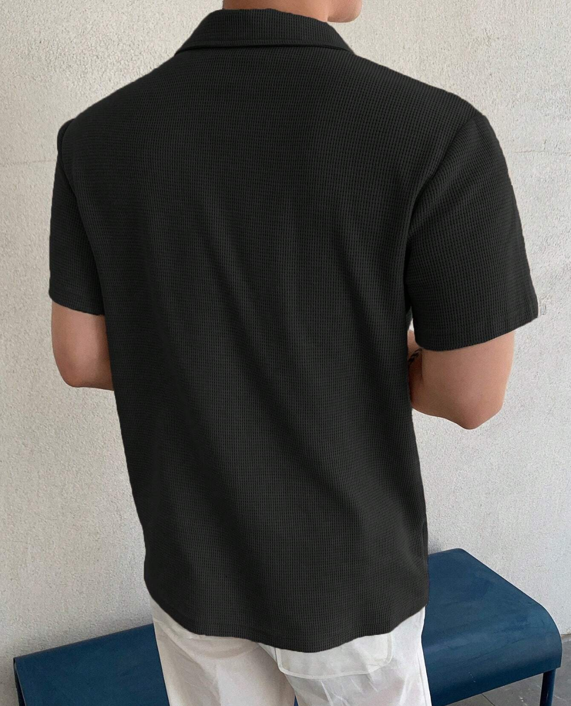 VILD Poloshirt aus Baumwollmischung