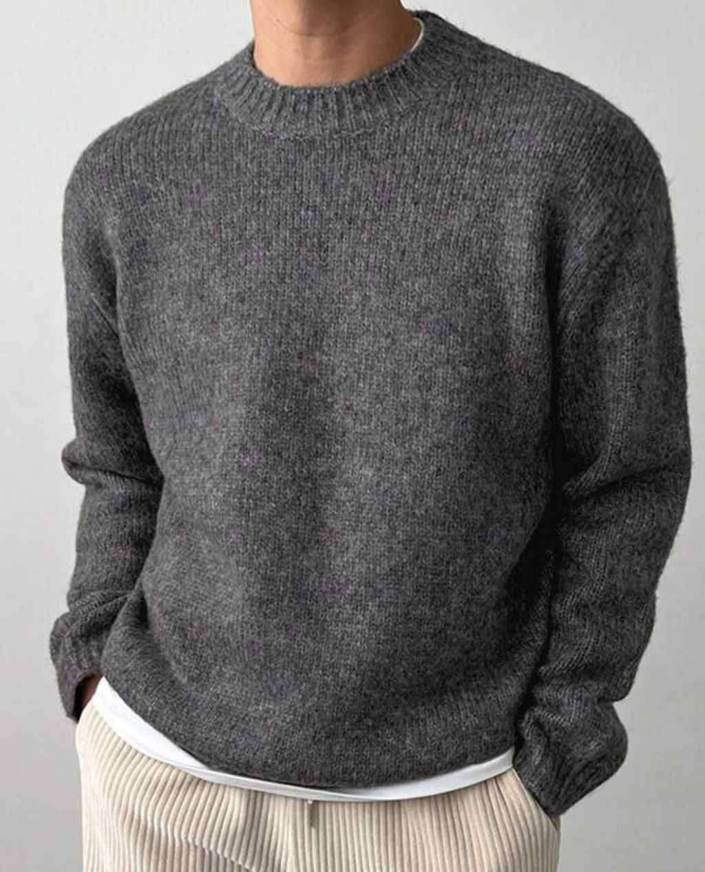 BORAS Pullover aus Wollmischung