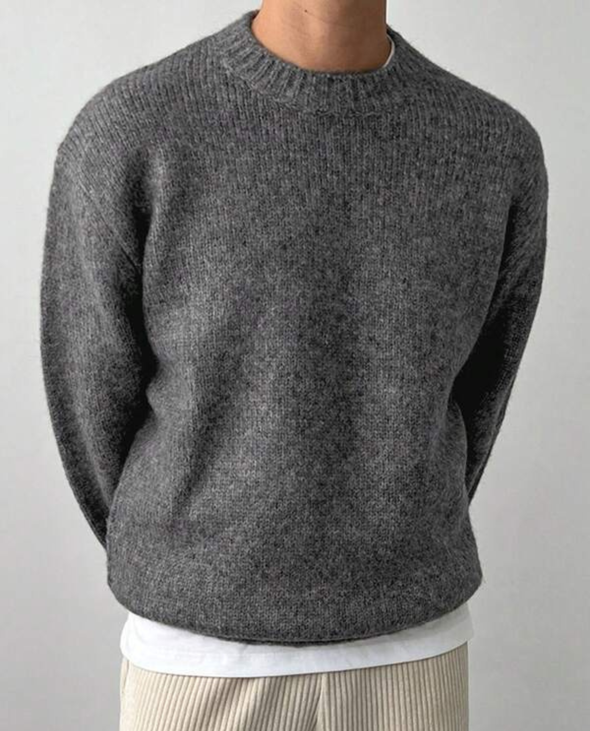 BORAS Pullover aus Wollmischung