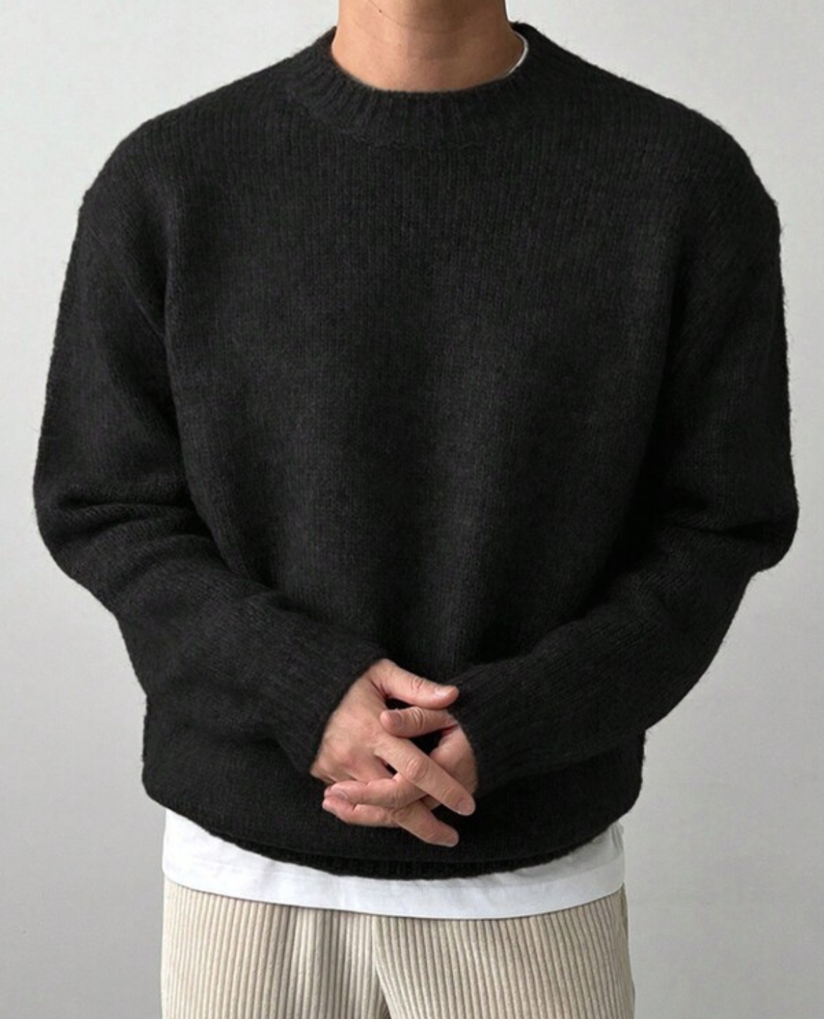 BORAS Pullover aus Wollmischung
