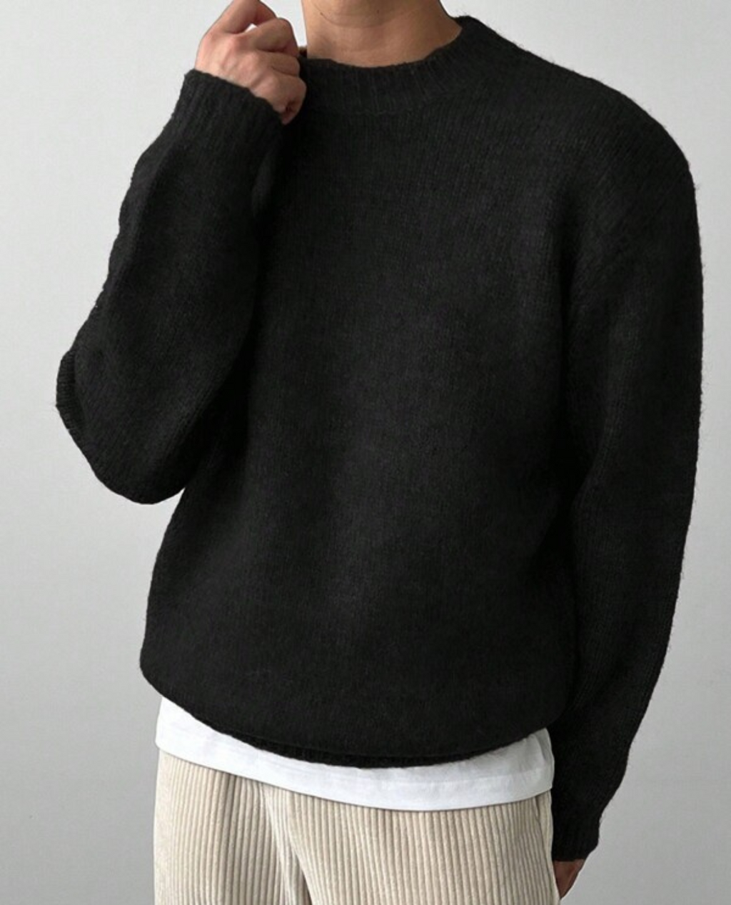 BORAS Pullover aus Wollmischung
