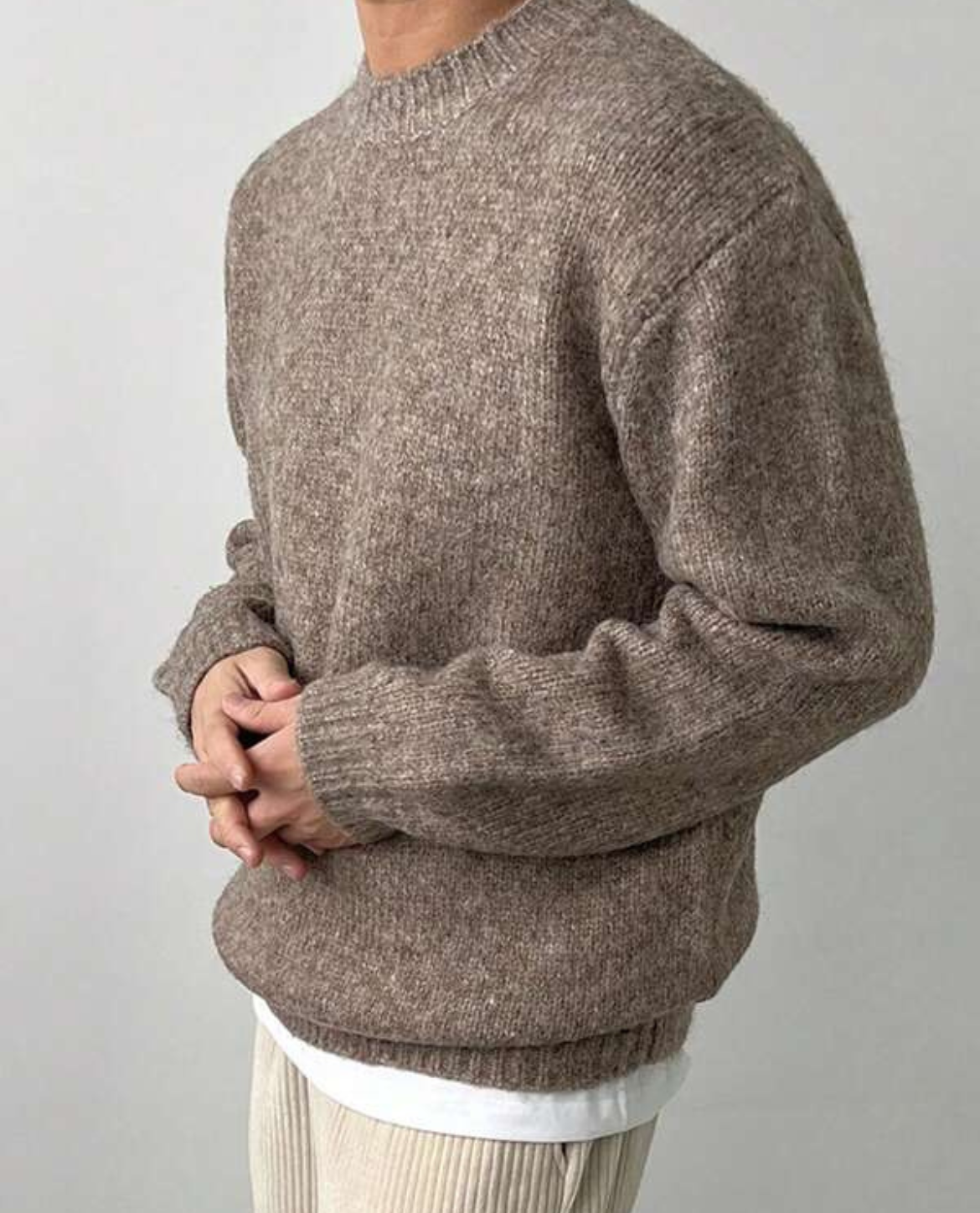 BORAS Pullover aus Wollmischung