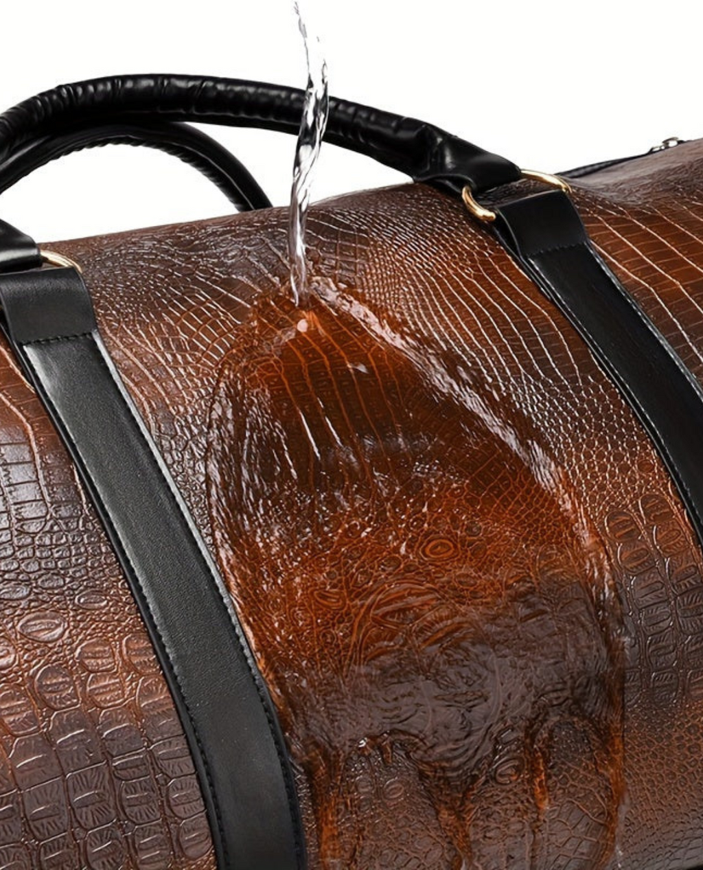 2-Tage-Tasche BARBRO aus Leder - Schwarz