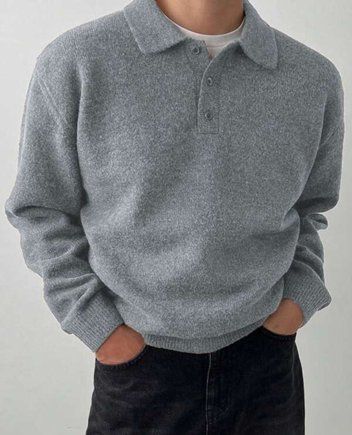 Strickpullover BÅT aus Wolle