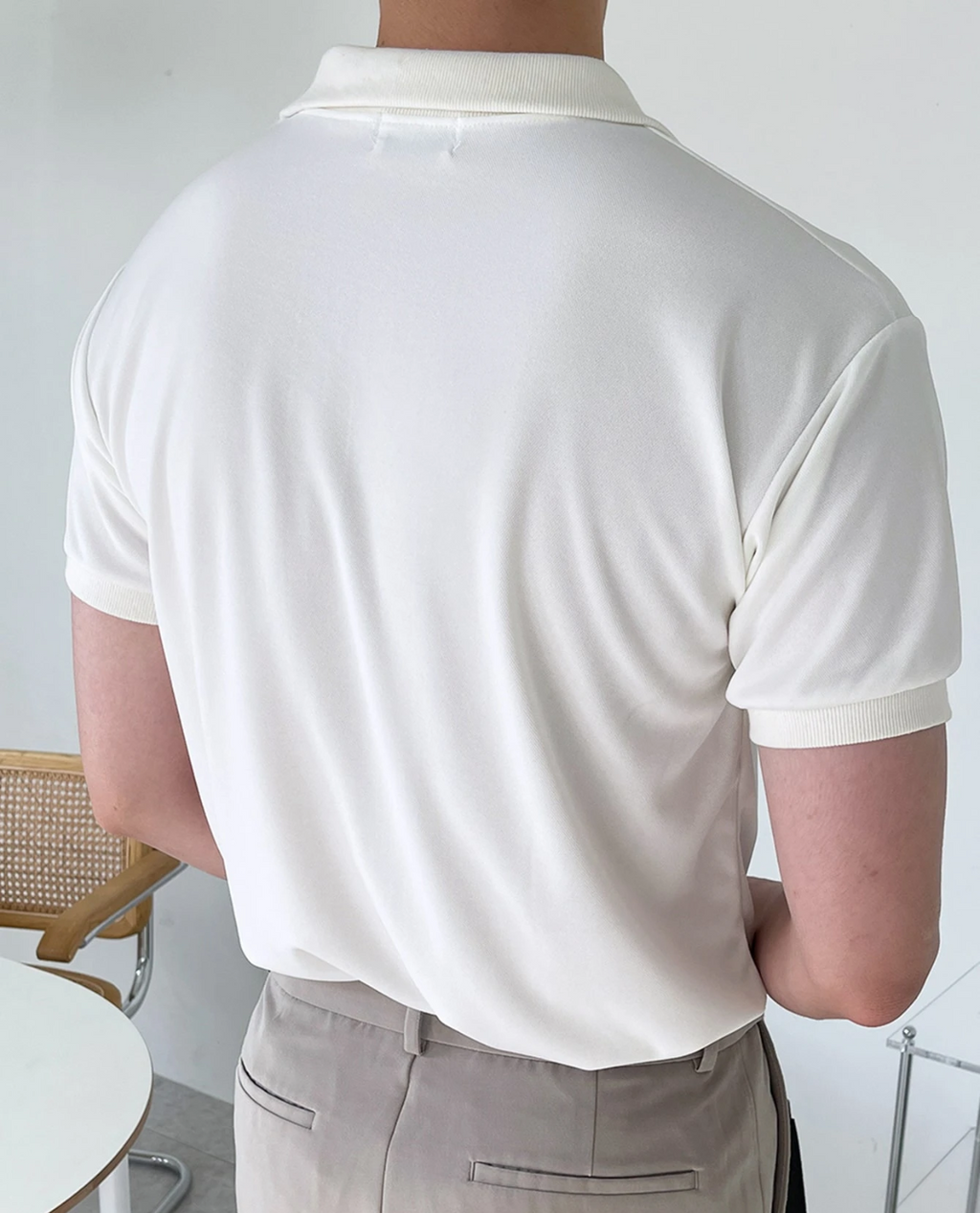 LUGN Poloshirt aus Baumwollmischung