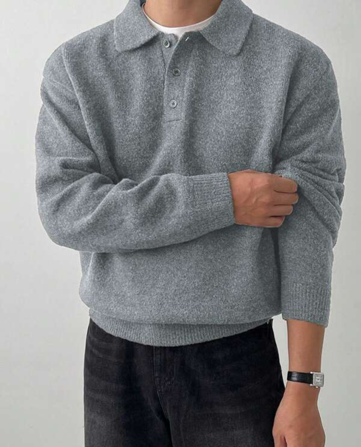 Strickpullover BÅT aus Wolle
