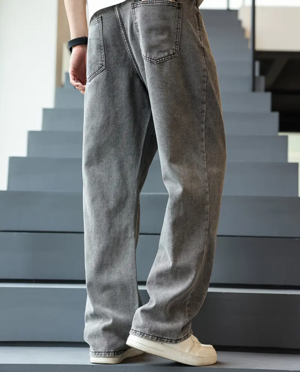 BIVAR Jeans aus Denim - Grau