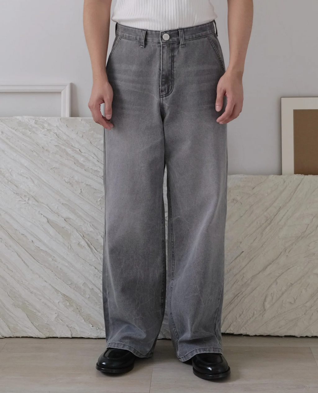 ROALD Jeans aus Denim - Grau