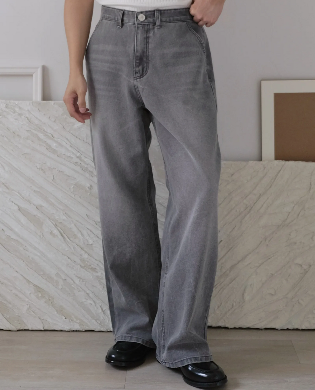 ROALD Jeans aus Denim - Grau