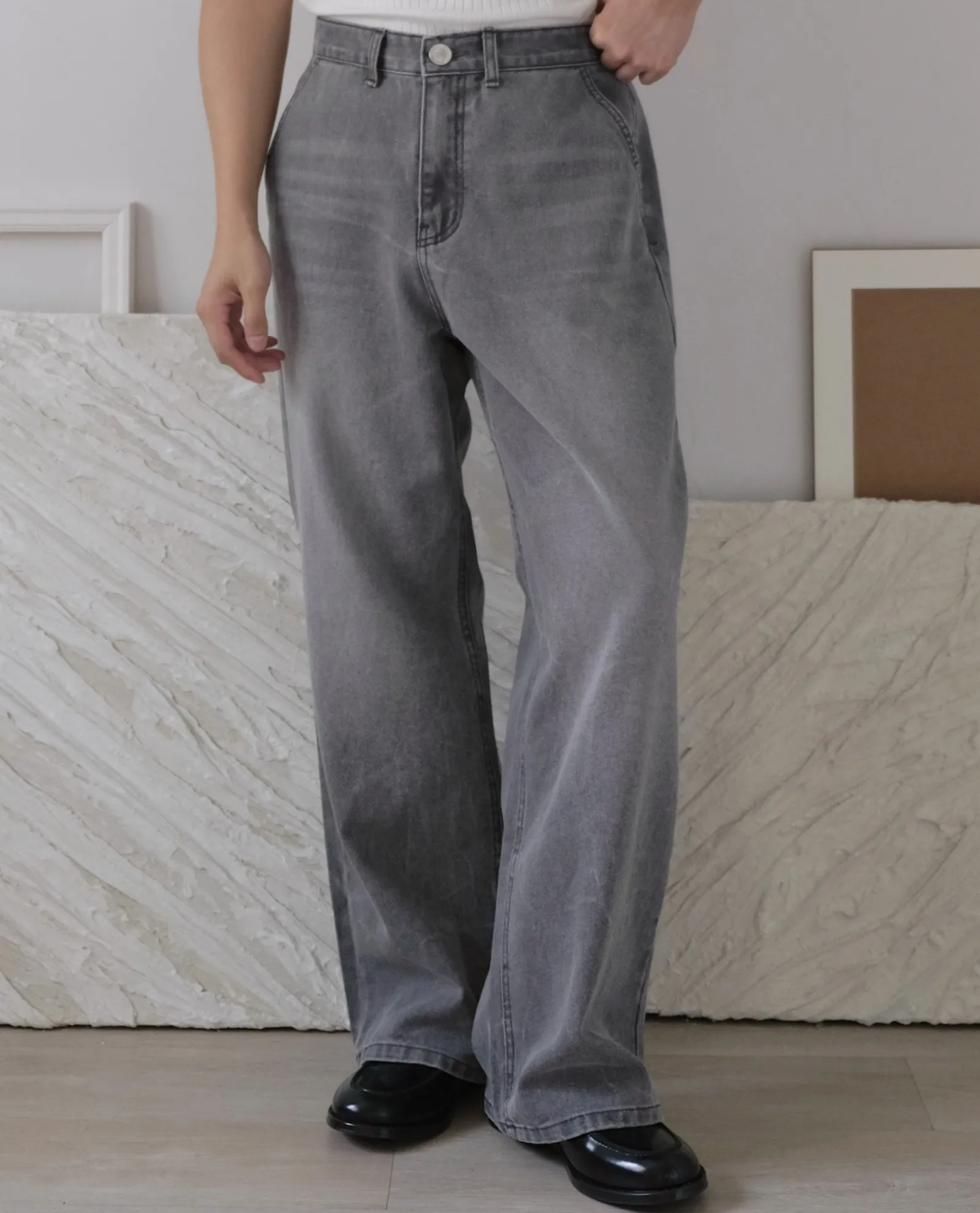 ROALD Jeans aus Denim - Grau