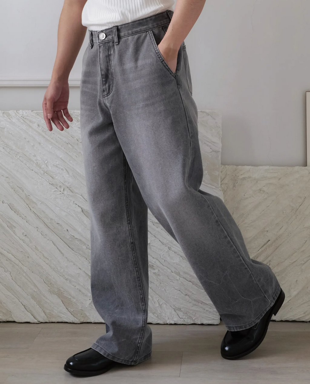 ROALD Jeans aus Denim - Grau
