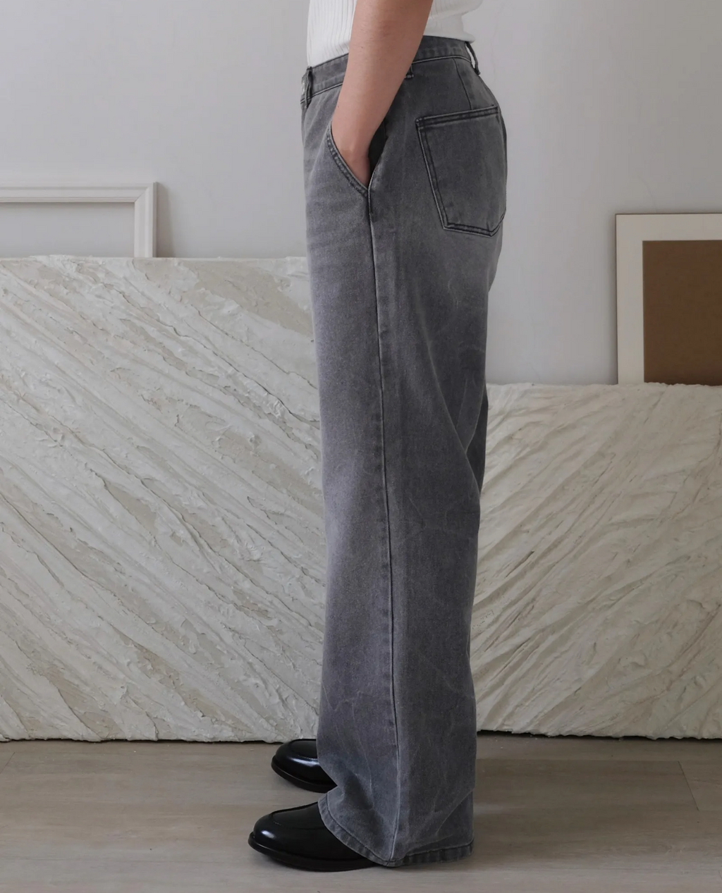 ROALD Jeans aus Denim - Grau