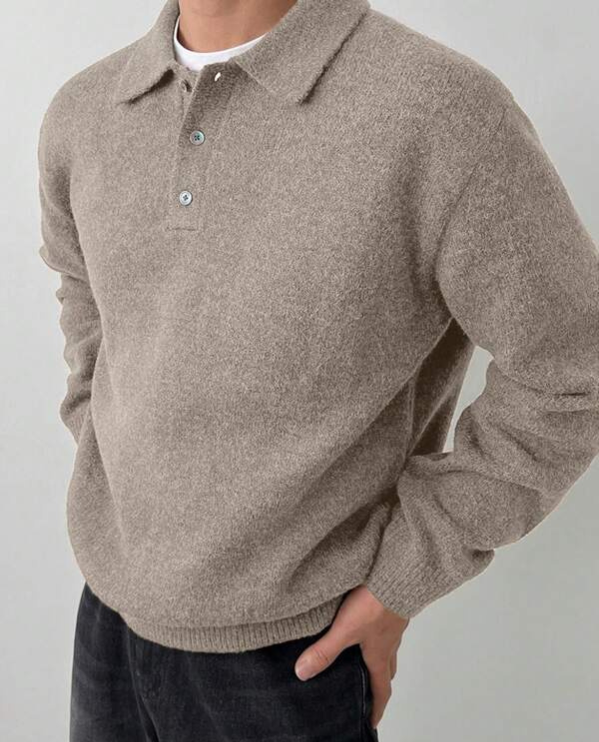 Strickpullover BÅT aus Wolle
