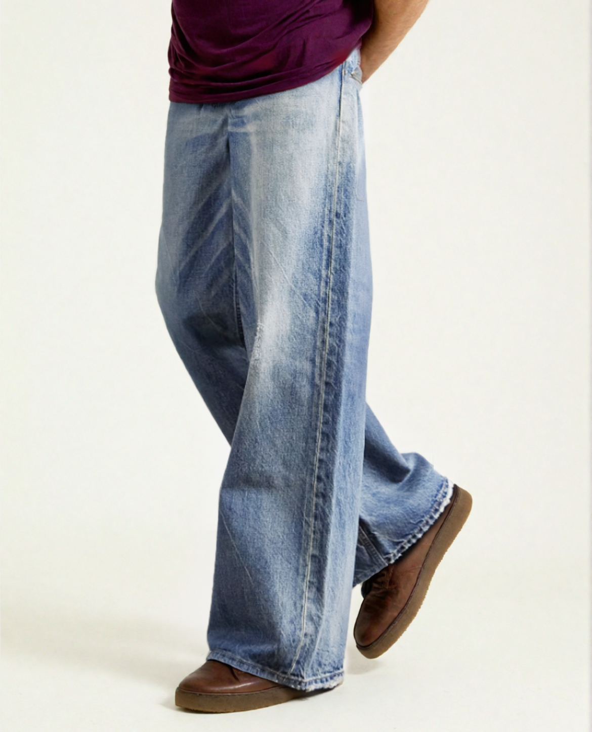 JOLEN Jeans aus Denim - Blau