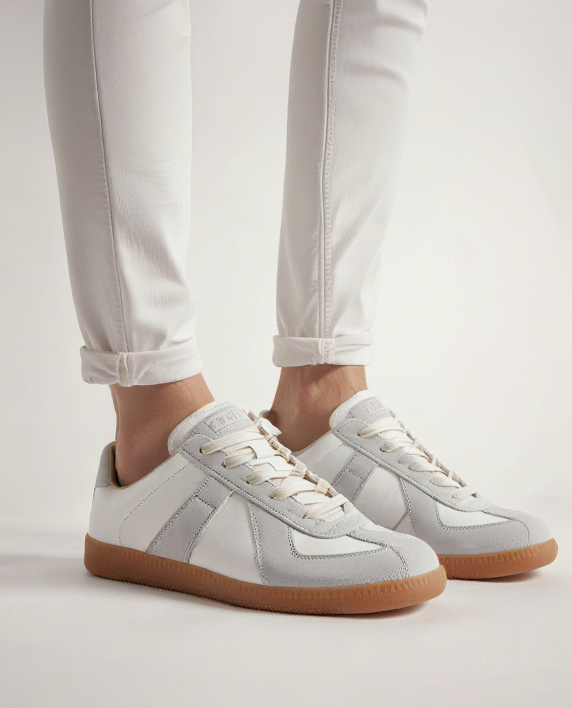 Sneaker MALIN aus Leder und Wildleder