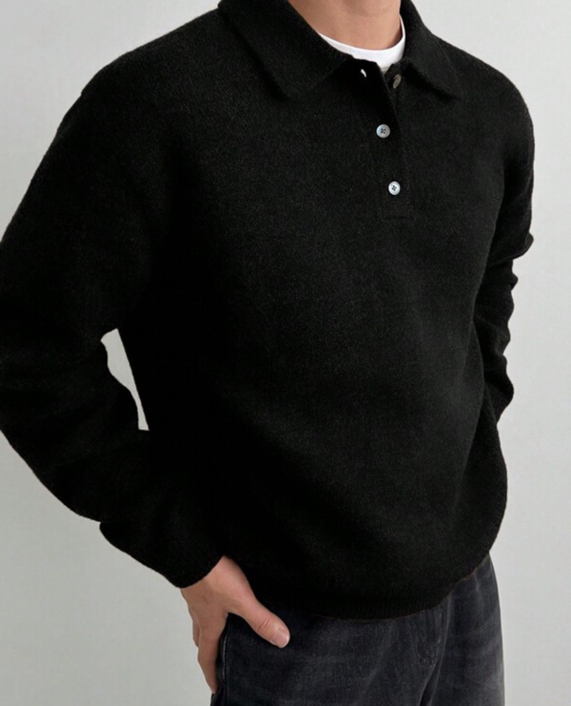 Strickpullover BÅT aus Wolle