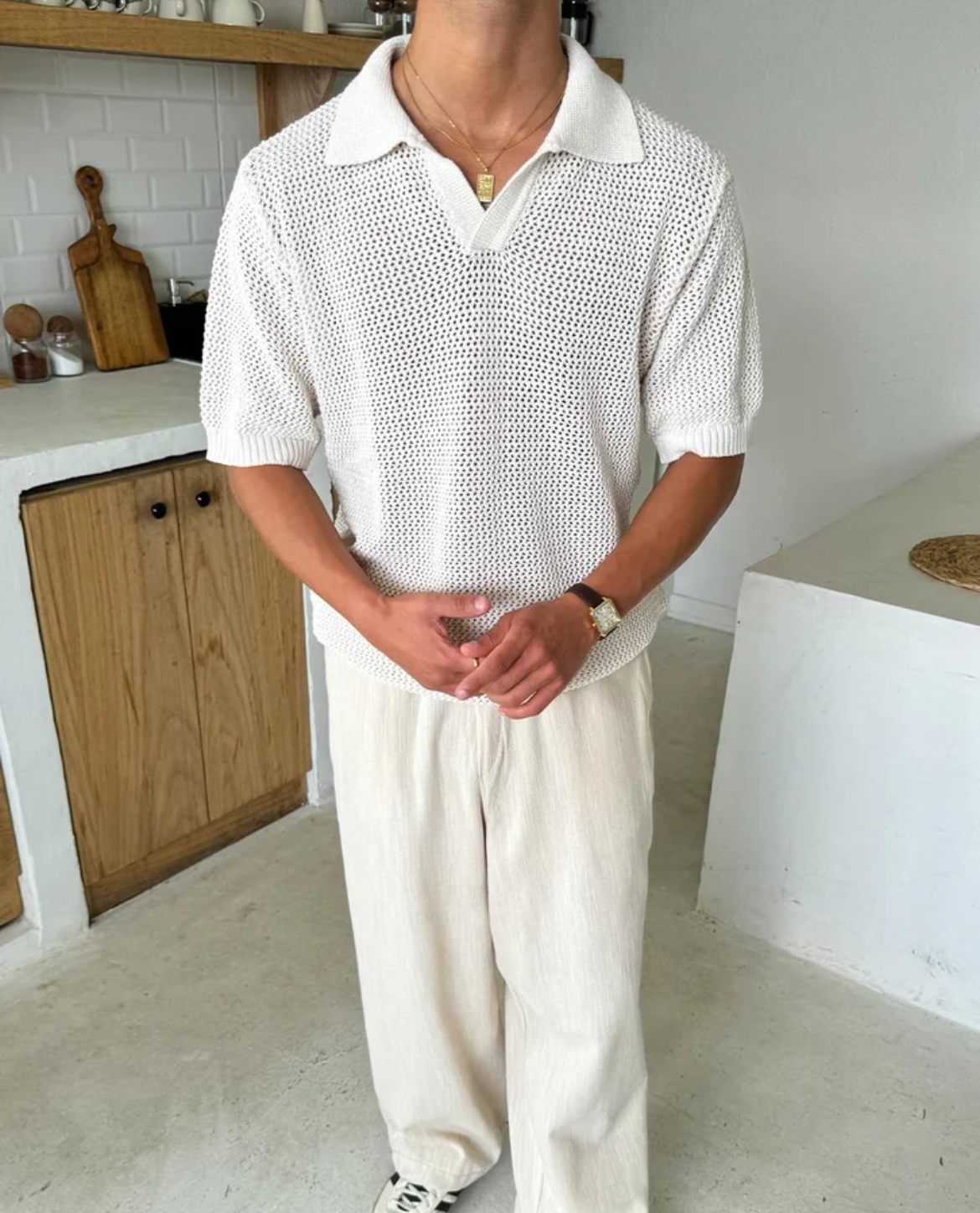 HELSINGBORG Poloshirt aus Baumwollmischung