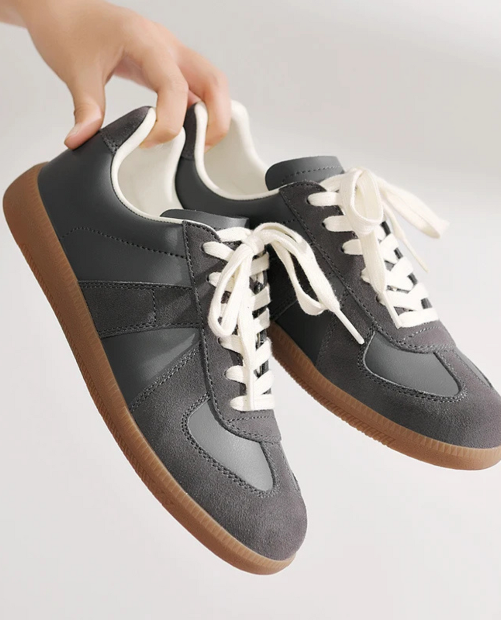 Sneaker UMEA aus Leder - Grau