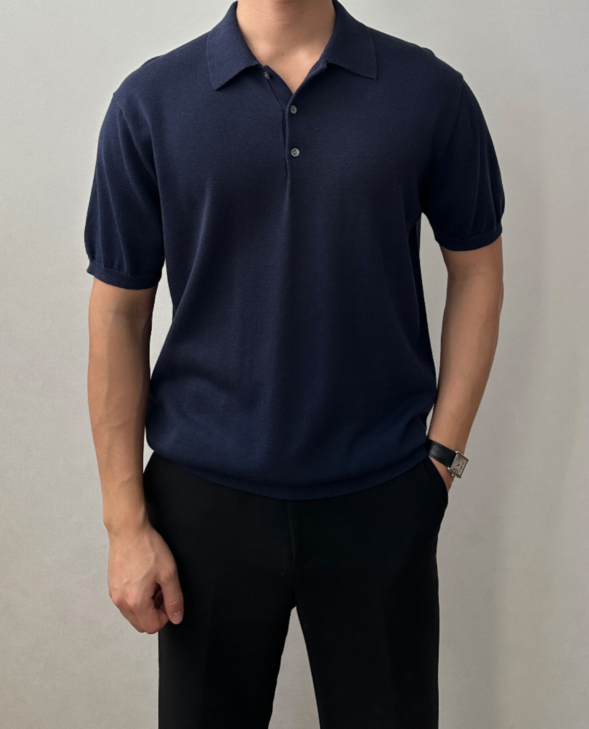 OSTERSUND Poloshirt aus leichter Baumwollmischung