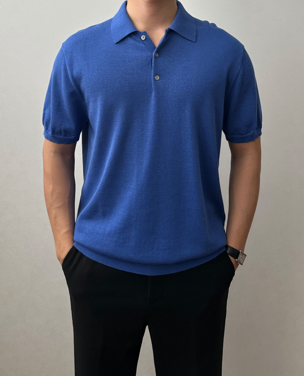 OSTERSUND Poloshirt aus leichter Baumwollmischung