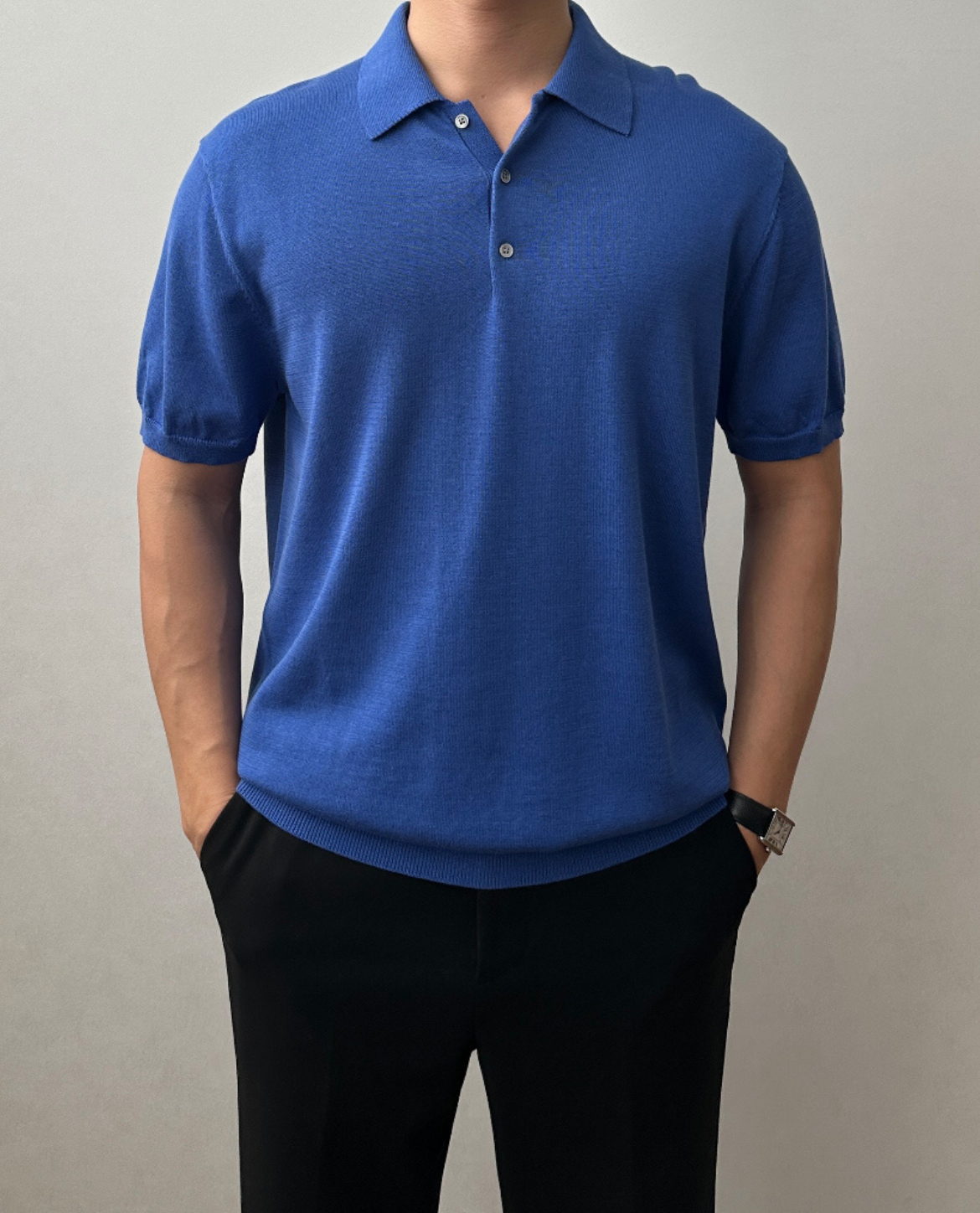 OSTERSUND Poloshirt aus leichter Baumwollmischung