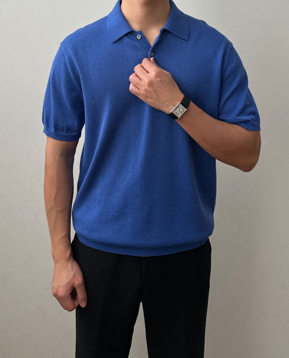 OSTERSUND Poloshirt aus leichter Baumwollmischung