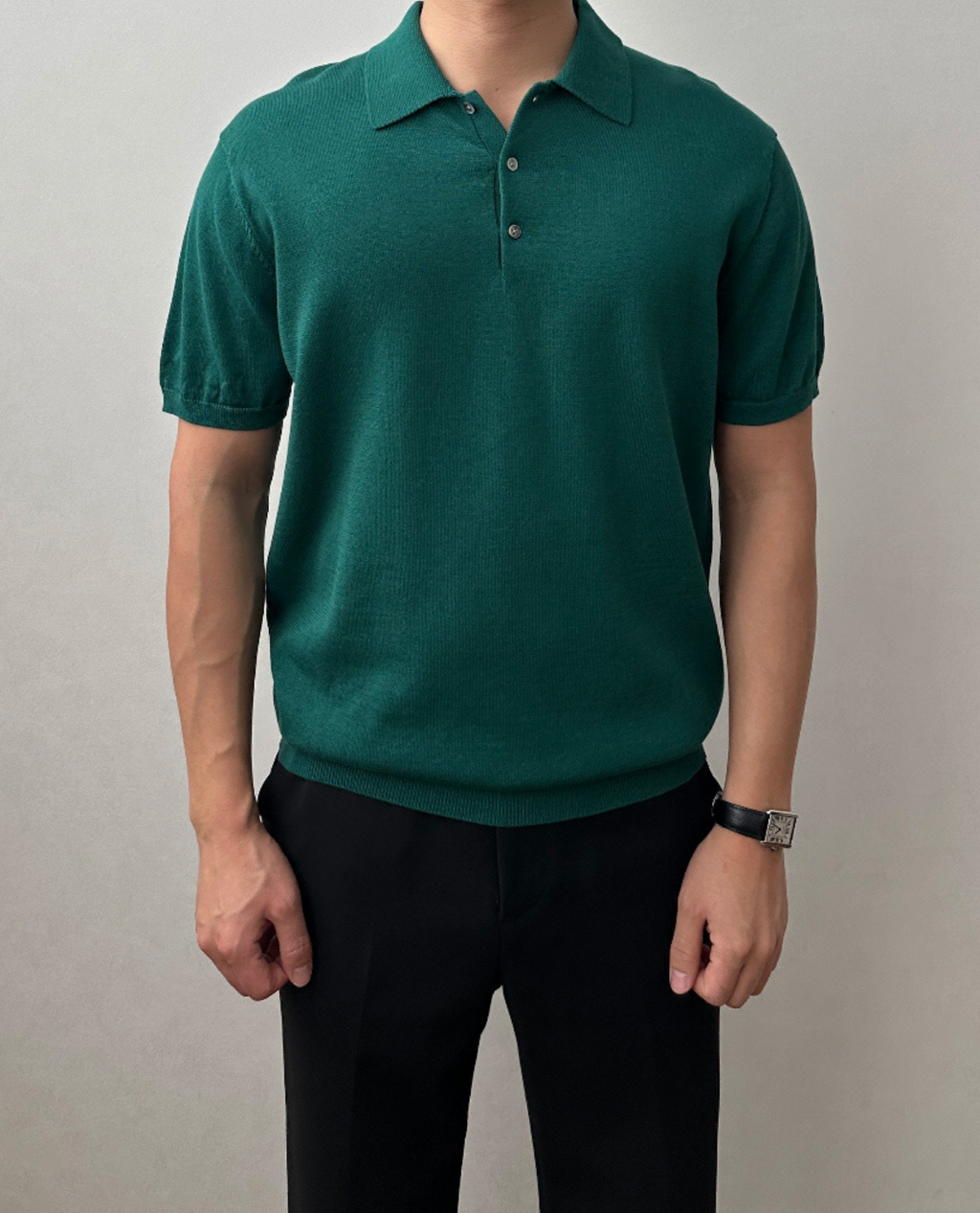 OSTERSUND Poloshirt aus leichter Baumwollmischung
