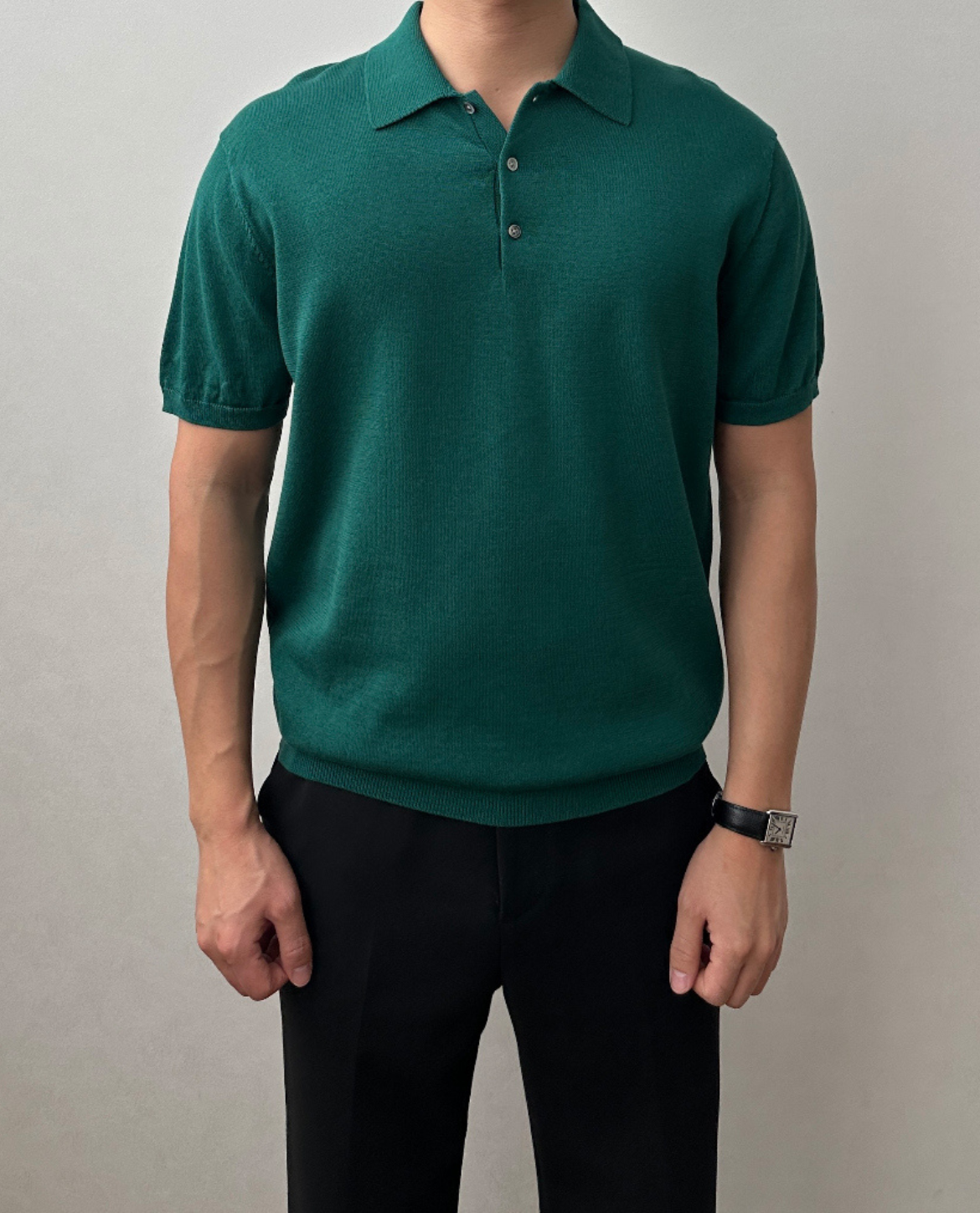 OSTERSUND Poloshirt aus leichter Baumwollmischung