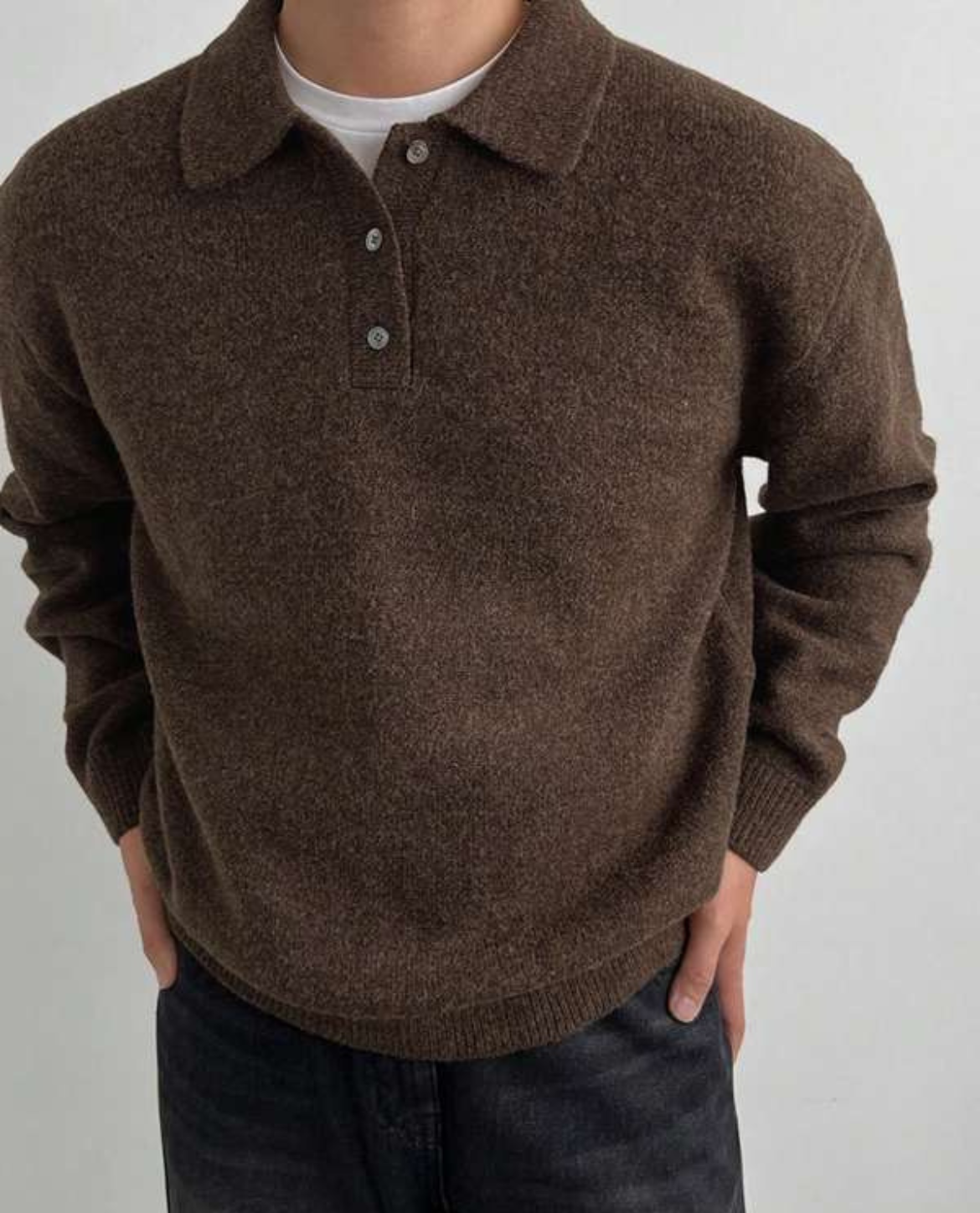Strickpullover BÅT aus Wolle