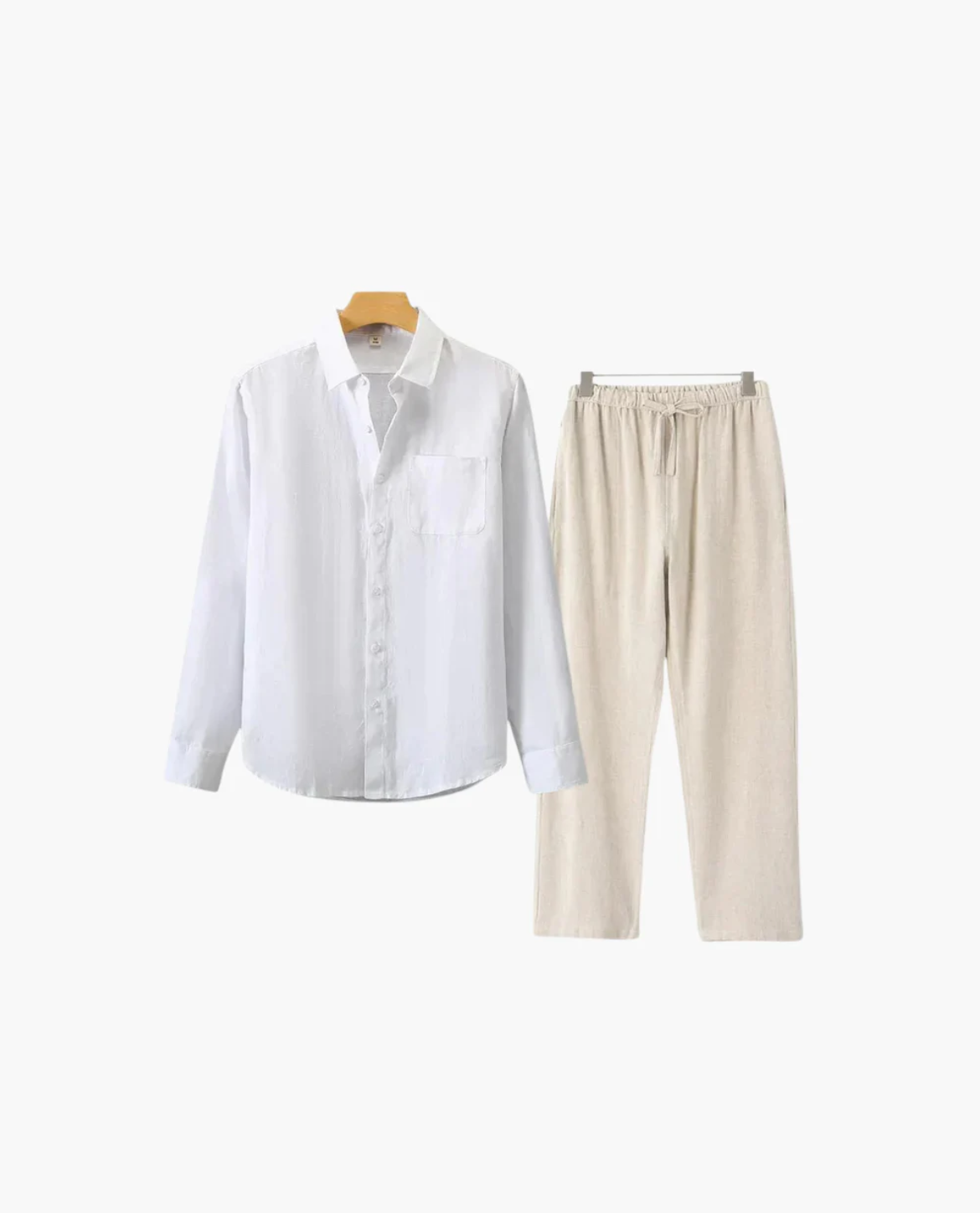 Set LINKOPING aus Baumwolle – Unisex – Weiß