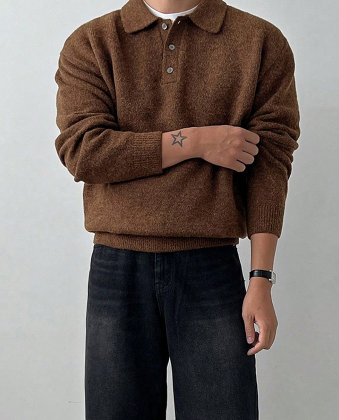 Strickpullover BÅT aus Wolle