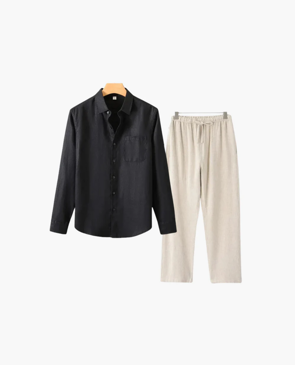 Set LINKOPING aus Baumwolle – Unisex – Weiß