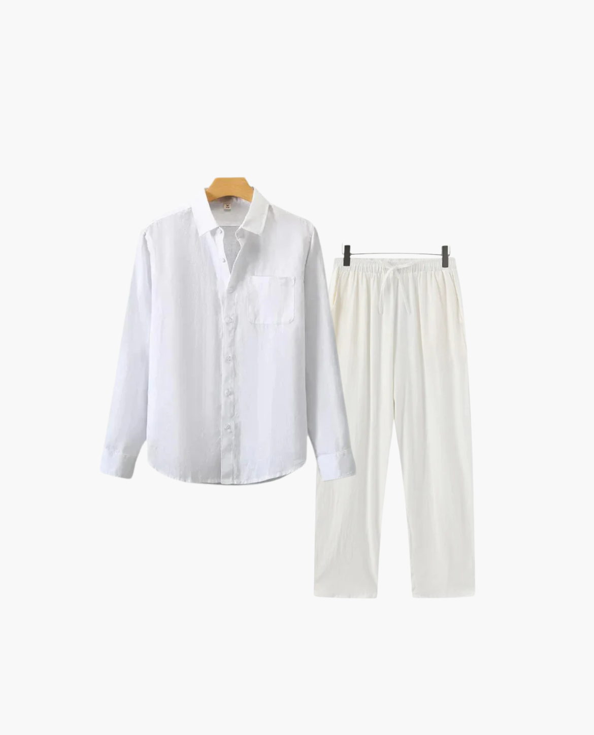 Set LINKOPING aus Baumwolle – Unisex – Weiß